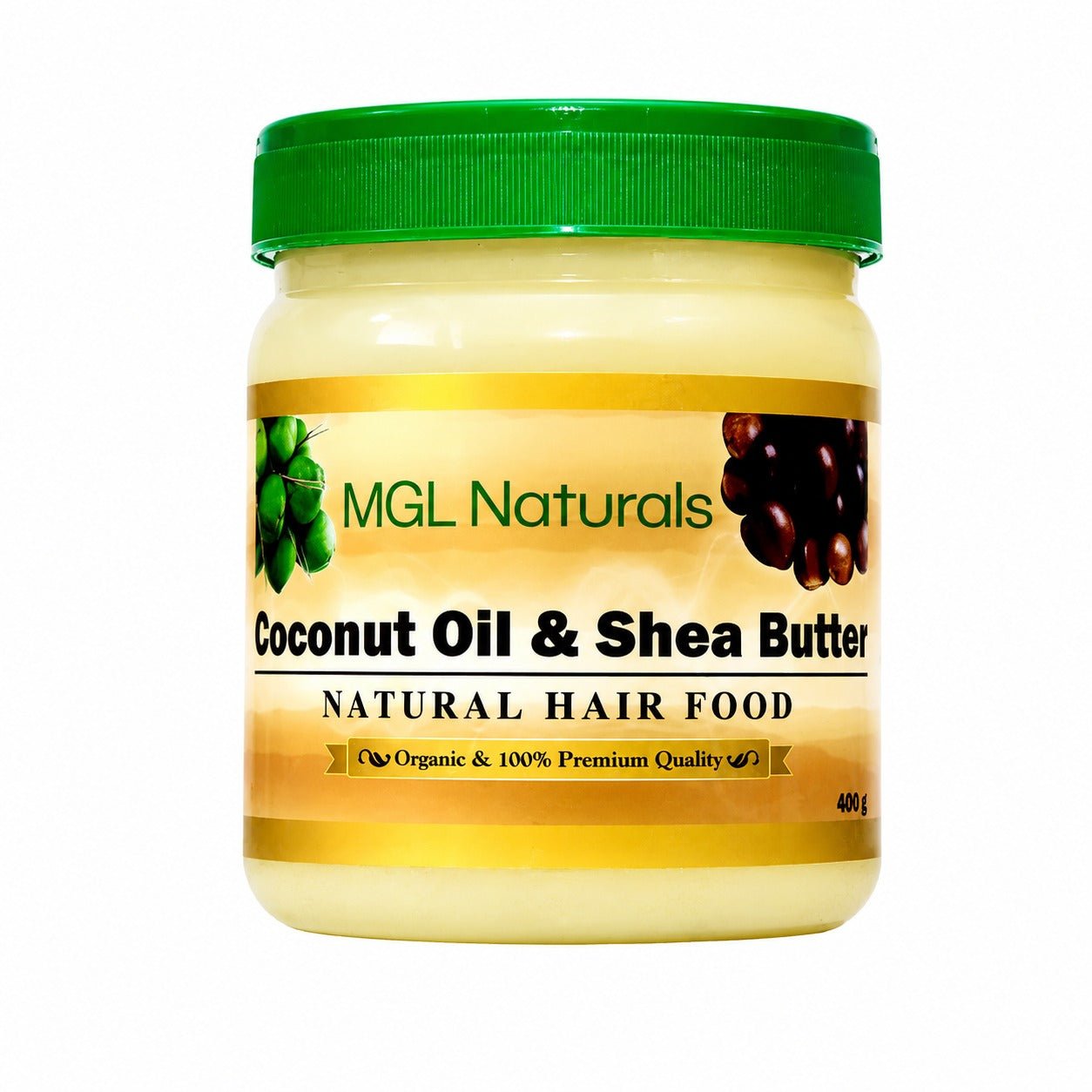 MGL Naturals Coconut Oil and Shea Butter | Hair Food - Yado African & Caribbean Market