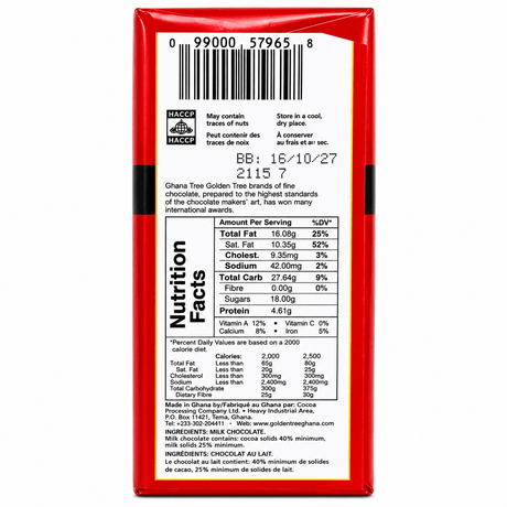 Milk Chocolate Bar 40% Cocoa 100g | Smooth & Creamy Taste - Yado African & Caribbean Market