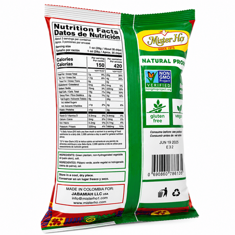 Mister Ho Plantain Chips | Crispy & Delicious Snack - Yado African & Caribbean Market