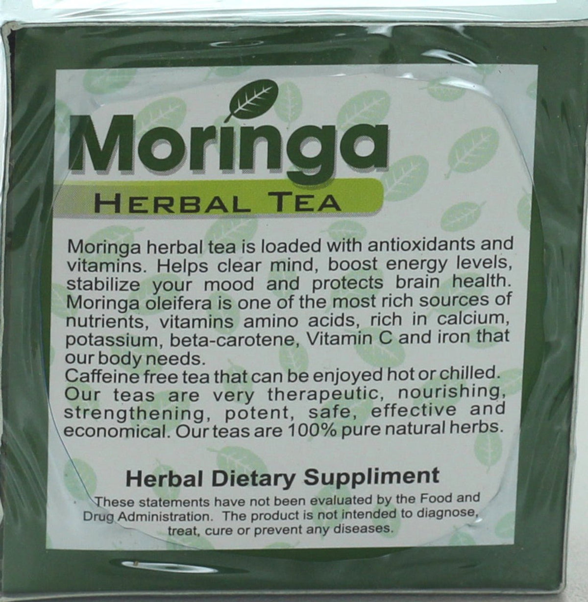 Moringa Herbal Tea - 20 Bags - Yado African & Caribbean Market