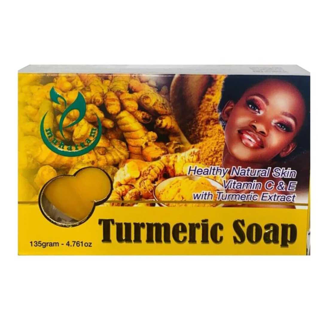 Muharram Tumeric Bar Soap, 4.76 Ounces - Yado African & Caribbean Market
