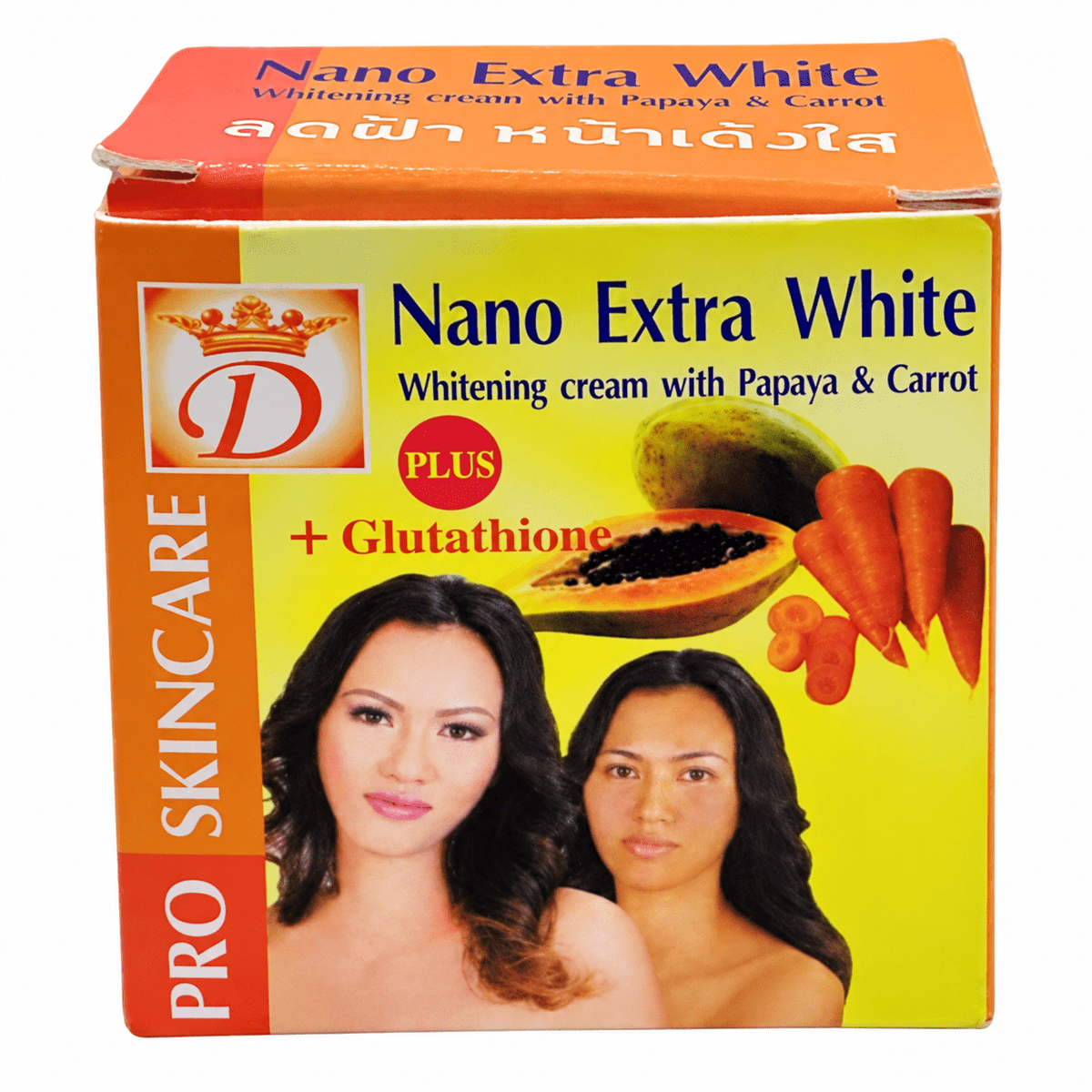 Nano Extra White Face Cream | Papaya & Carrot Care - Yado African & Caribbean Market