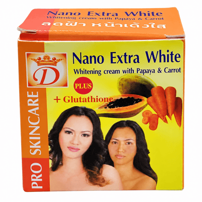 Nano Extra White Face Cream | Papaya & Carrot Care - Yado African & Caribbean Market