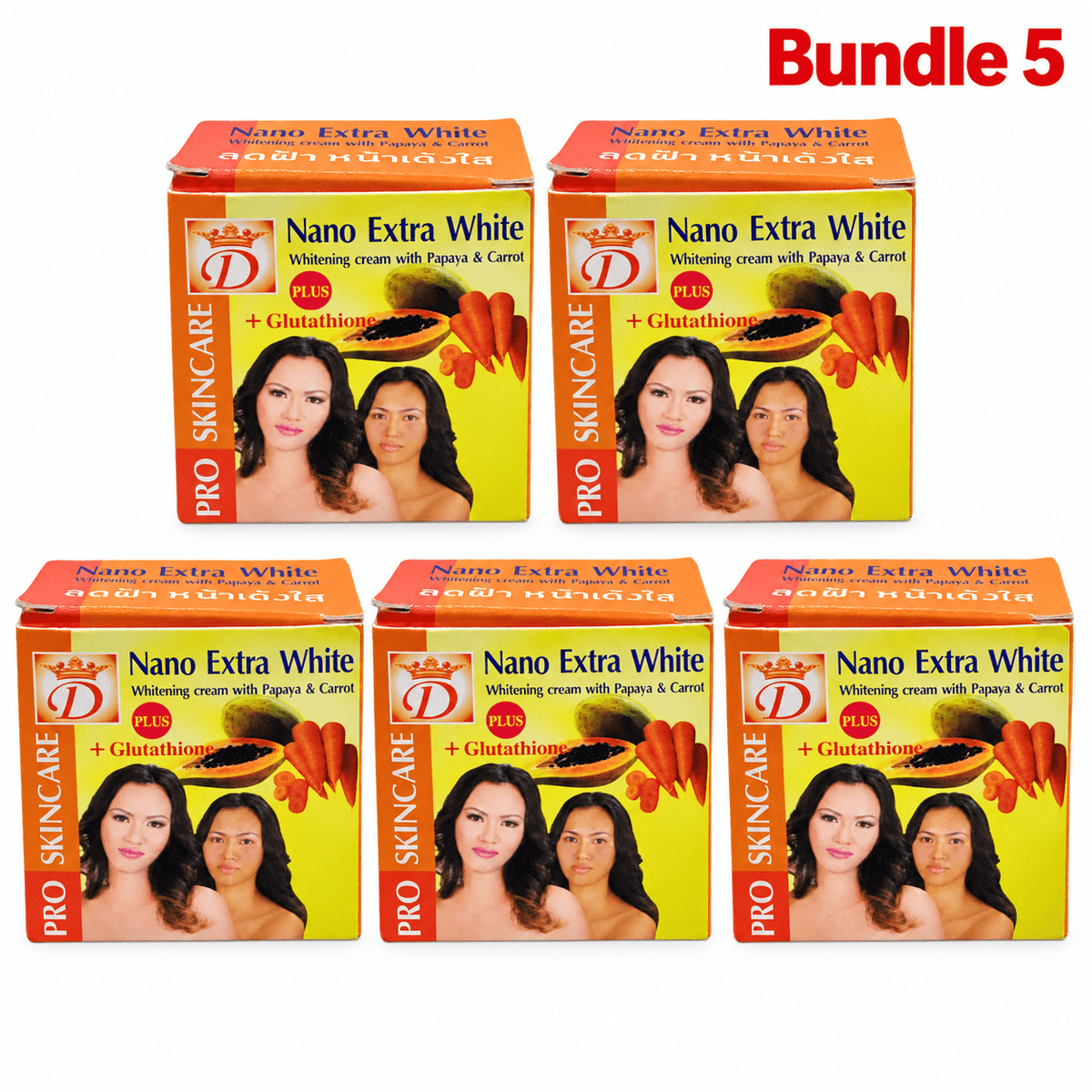 Nano Extra White Face Cream | Papaya & Carrot Care - Yado African & Caribbean Market