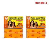 Nano Extra White Papaya Carrot Face Soap pack of 2 bars