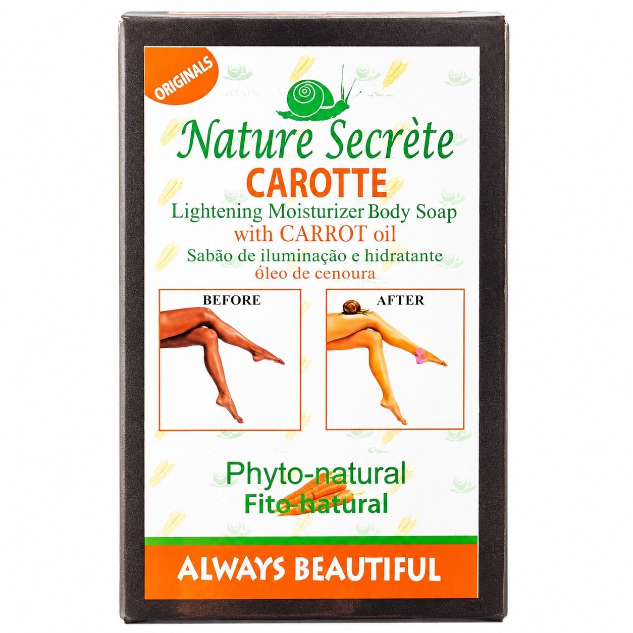 Nature Secrete Carrot Soap | Smooth, Radiant Skin - Yado African & Caribbean Market