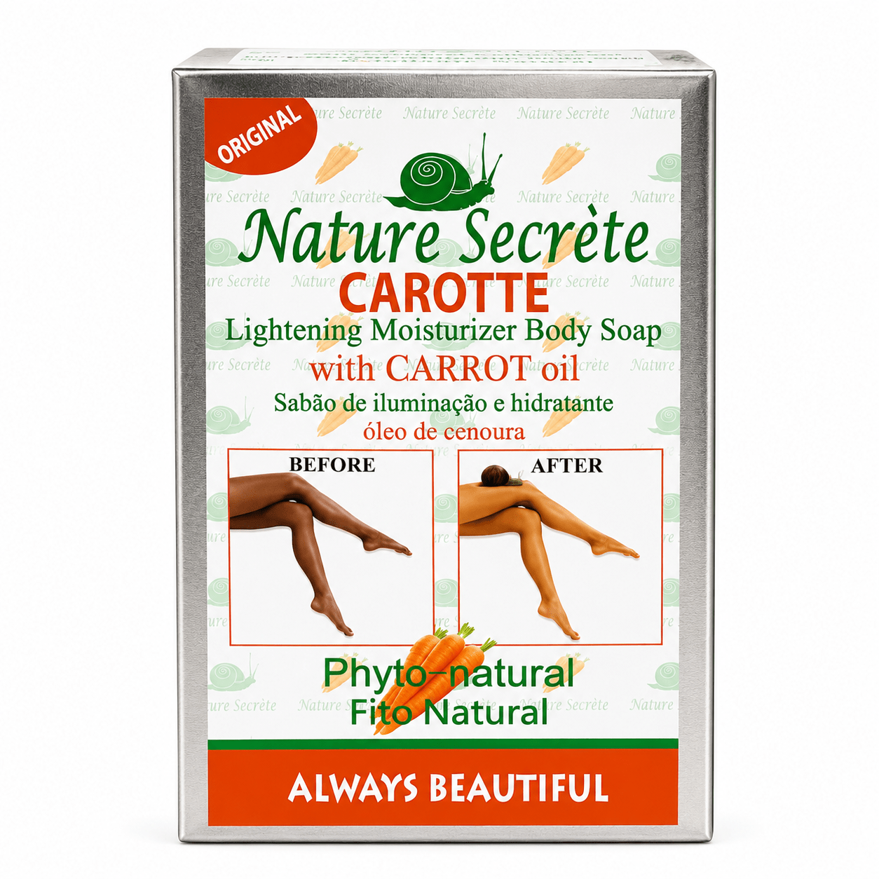 Nature Secrete Carrot Soap | Smooth, Radiant Skin - Yado African & Caribbean Market