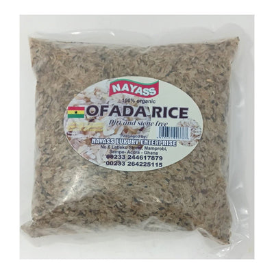 Nayass Ofada Rice – Organic Unpolished Local Rice, 4.875 lb - Yado African & Caribbean Market
