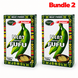 Neat Plantain Fufu Flour 700g pack of 2 boxes