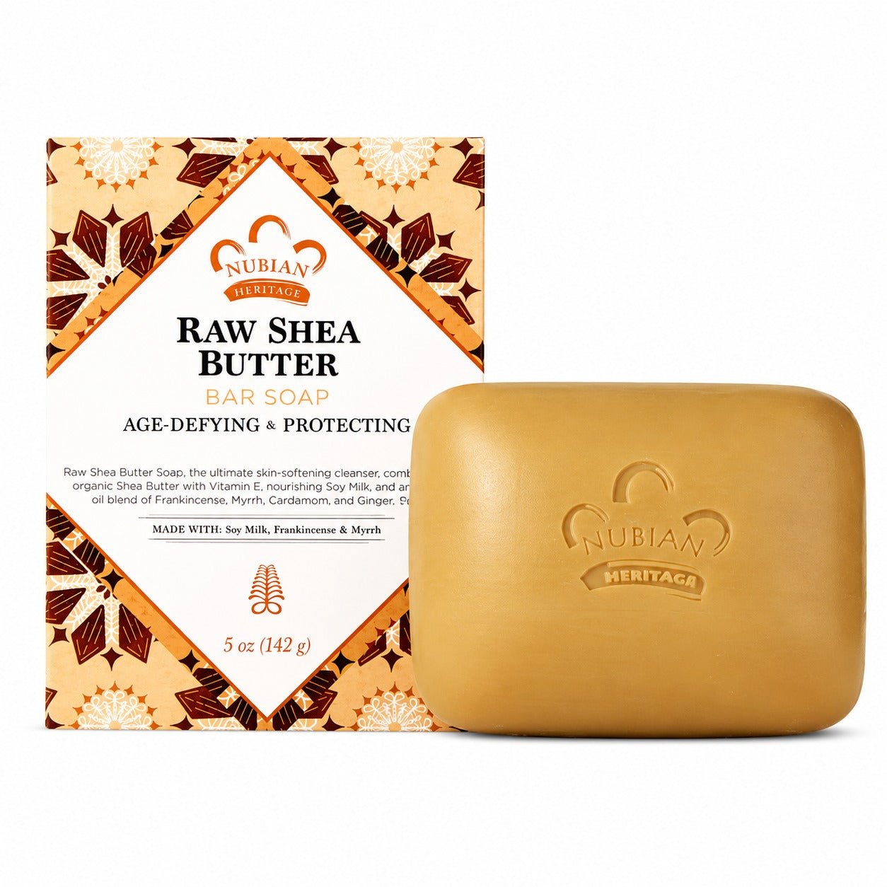 Nubian Heritage Raw Shea Butter Bar Soap | 5 oz Care - Yado African & Caribbean Market