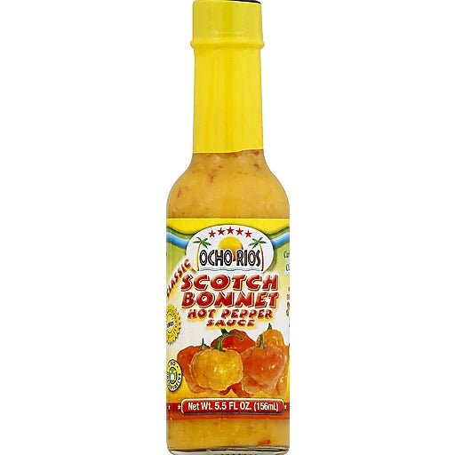 Ocho Rios Classic Scotch Bonnet Hot Pepper Sauce, 5.5 fl oz – Single Unit (Inventory Stock)