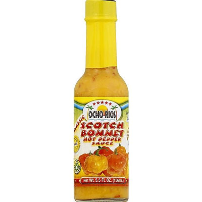 Ocho Rios Classic Scotch Bonnet Hot Pepper Sauce, 5.5 fl oz - Yado African & Caribbean Market