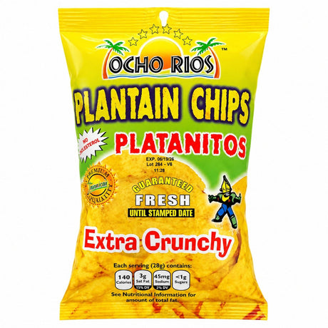Ocho Rios Plantain Chips | Extra Crunchy Tropical Snack - Yado African & Caribbean Market