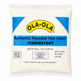 Ola Ola Authentic Pounded Yam Family Size, premium instant pounded yam flour for preparing smooth, traditional African pounded yam to enjoy with soups and stews.