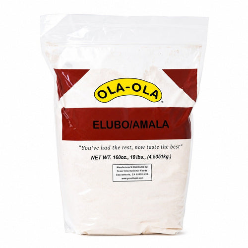 Ola Ola Elubo/Amala Yam Flour 5 lb & 10 lb | Authentic Taste for Smooth Amala