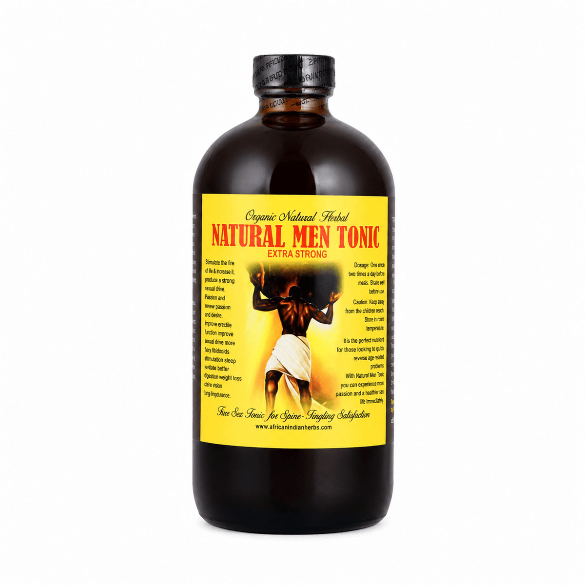 Organic Natural Men Tonic 16 oz, herbal wellness tonic made with botanical ingredients, designed to complement a balanced lifestyle and support everyday men’s wellness.