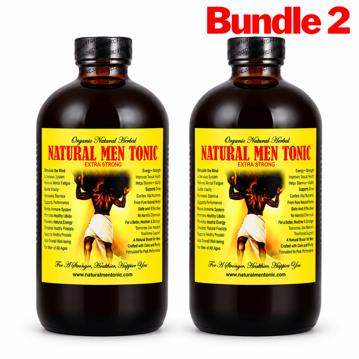 Organic Natural Men Tonic 16 oz | Herbal Wellness Support - Yado African & Caribbean Market