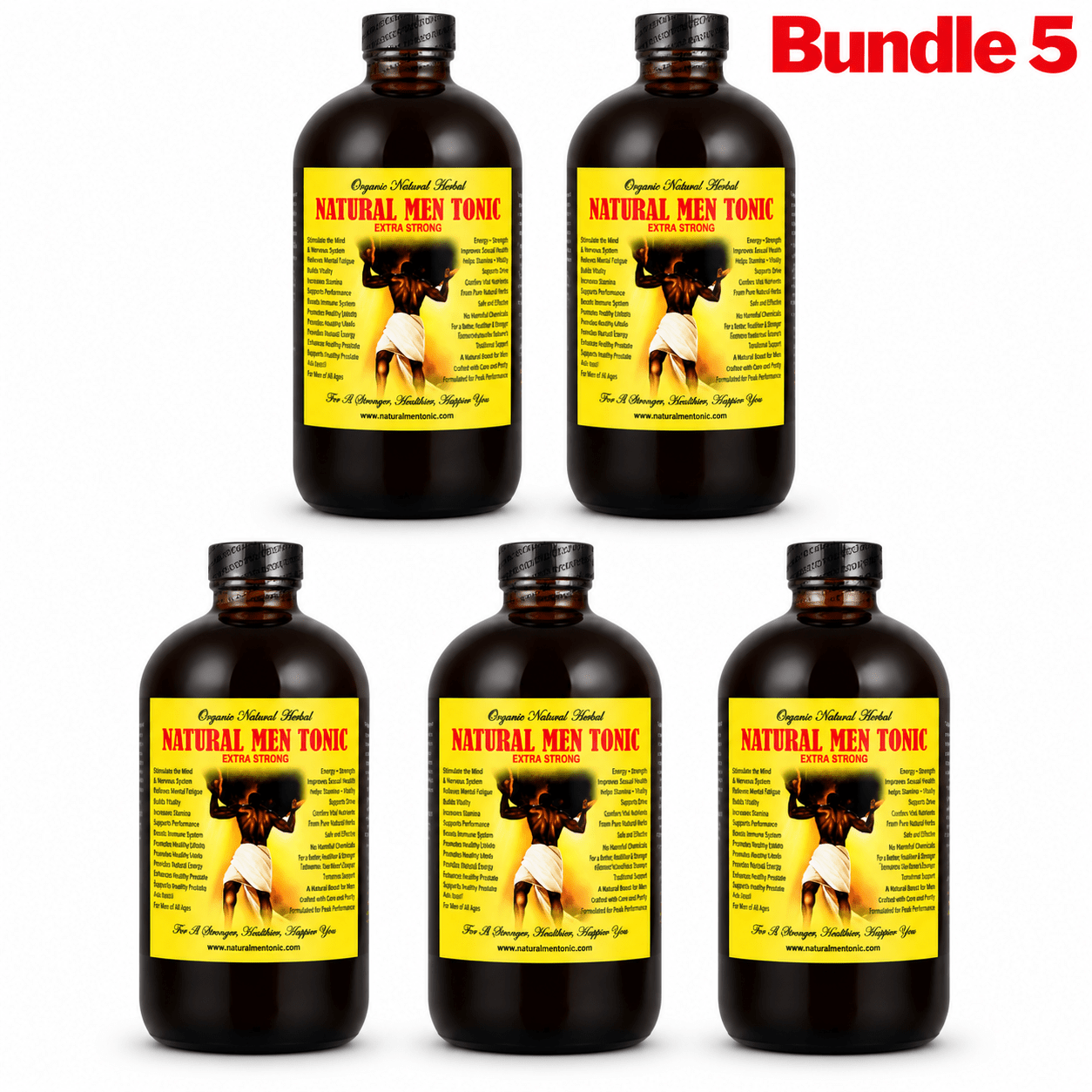 Organic Natural Men Tonic 16 oz | Herbal Wellness Support - Yado African & Caribbean Market