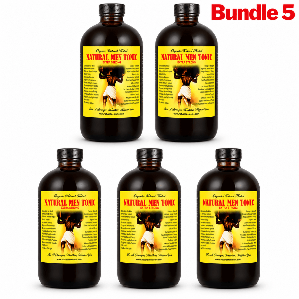 Organic Natural Men Tonic 16 oz | Herbal Wellness Support - Yado African & Caribbean Market