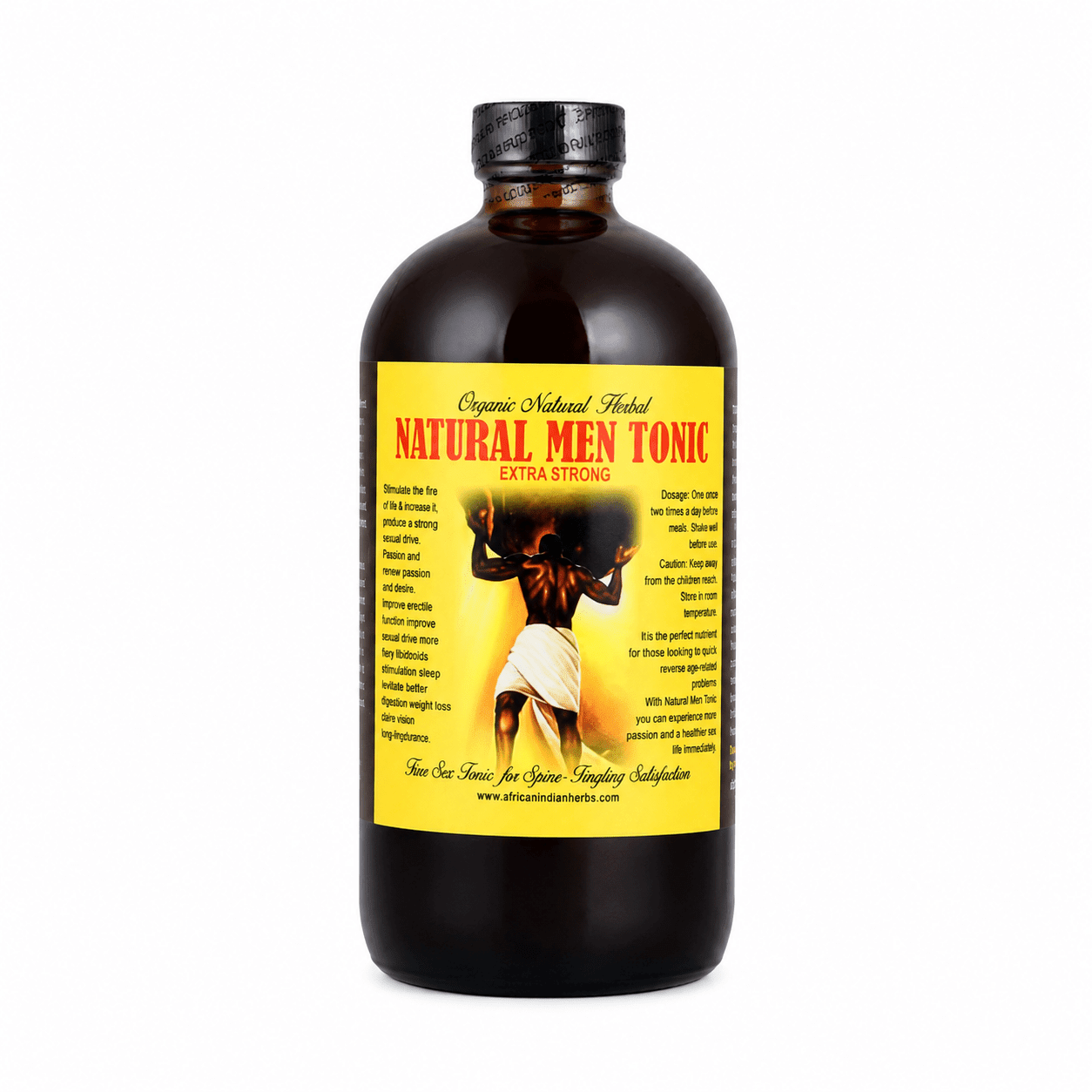 Organic Natural Men Tonic 16 oz | Herbal Wellness Support - Yado African & Caribbean Market