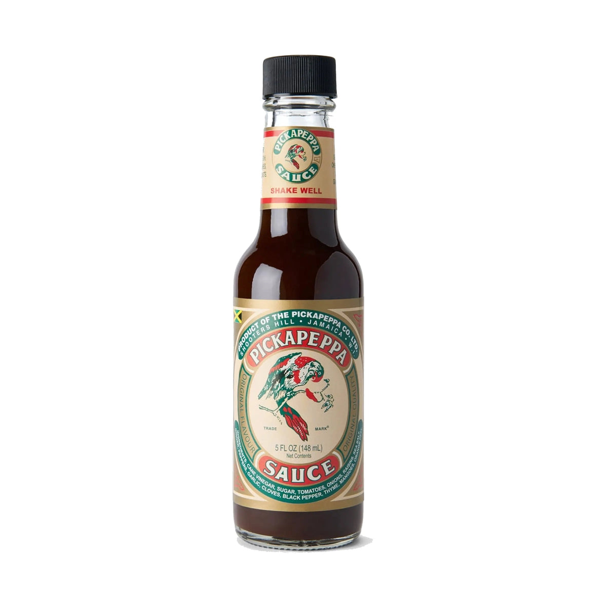 Pickapeppa Original Sauce 5 oz (148 ml) bottle, classic Jamaican brown sauce