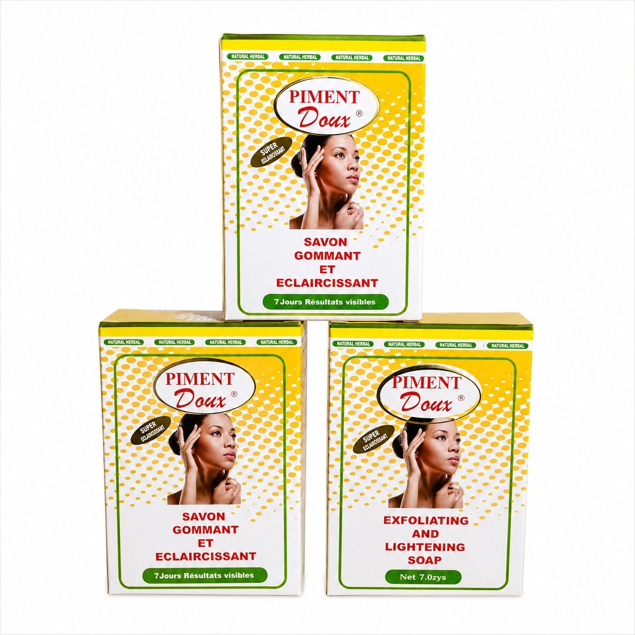 Piment Doux Soap 3-Pack | Authentic Exfoliating Care - Yado African & Caribbean Market