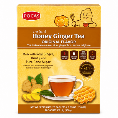Pocas Instant Honey Ginger Tea | Warm & Refreshing - Yado African & Caribbean Market