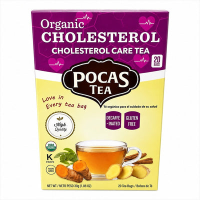 Pocas Organic Cholesterol Care Tea Bags | Herbal Tea - Yado African & Caribbean Market