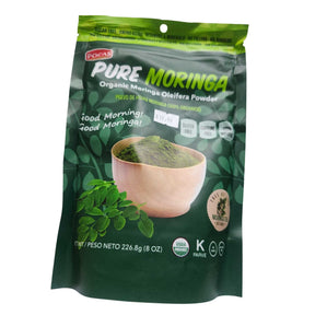 Pocas organic moringa powder, 8oz bag