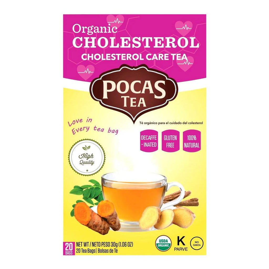 Pocas Tea Organic Cholesterol Care Tea 20 Bags 1.06 Oz (30 g) – Yado ...
