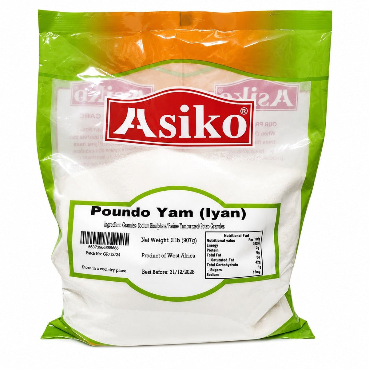 Pounded Yam Flour | Asiko Instant Pounded Yam - Yado African & Caribbean Market