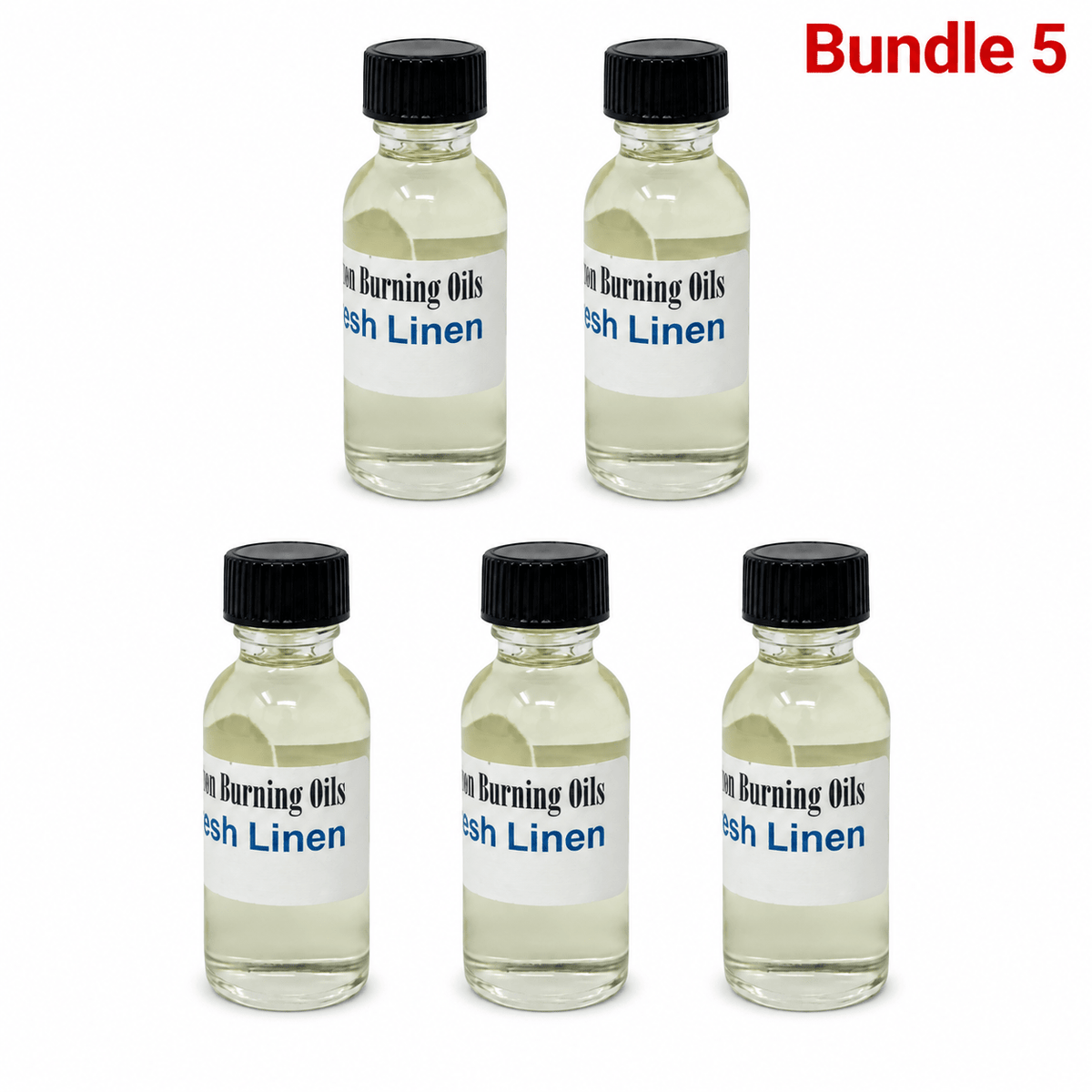 Premium Burning Oil Premium burning oil Fresh Linen pack of 5 bottles