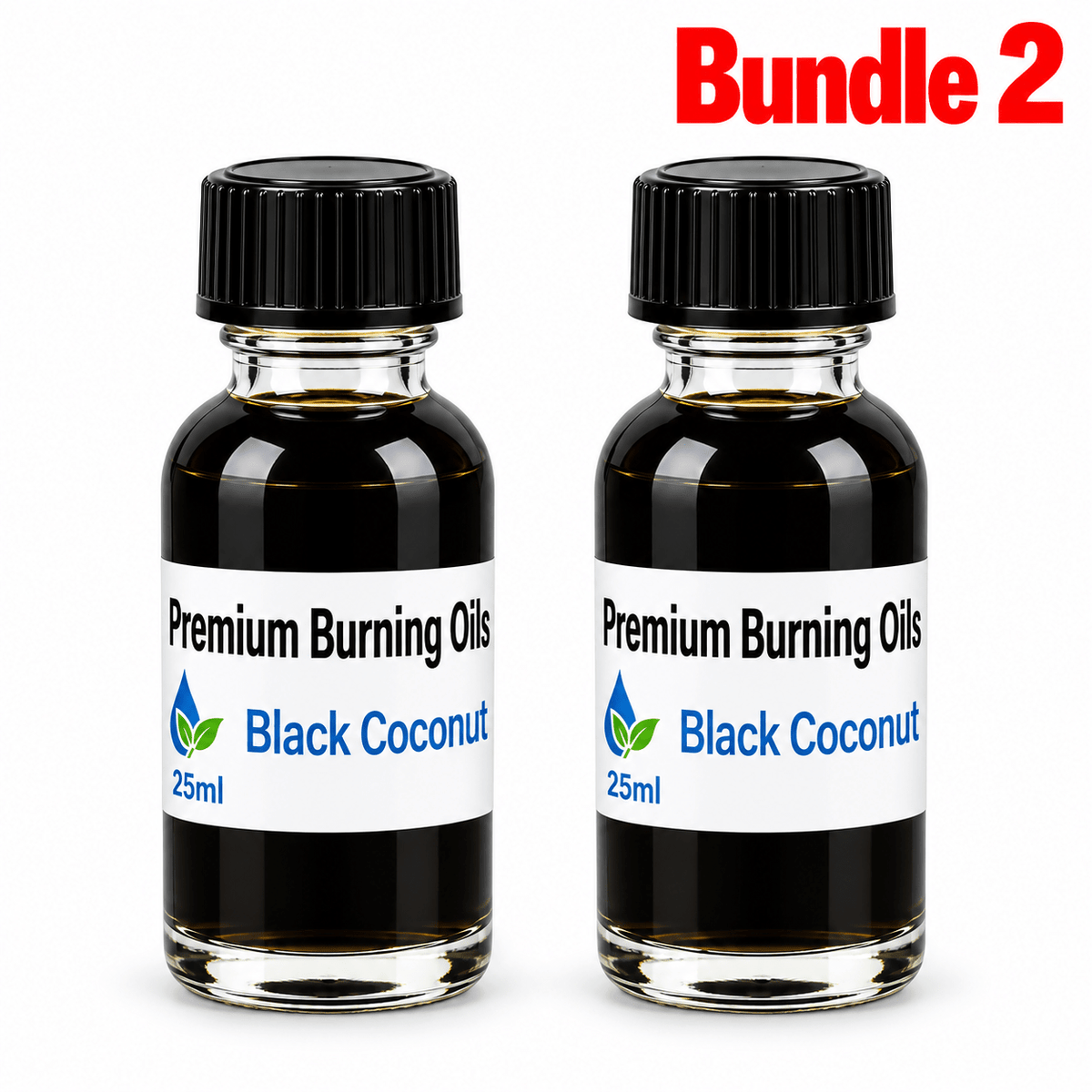 Premium Burning Oil Black Coconut pack of 2 bottles