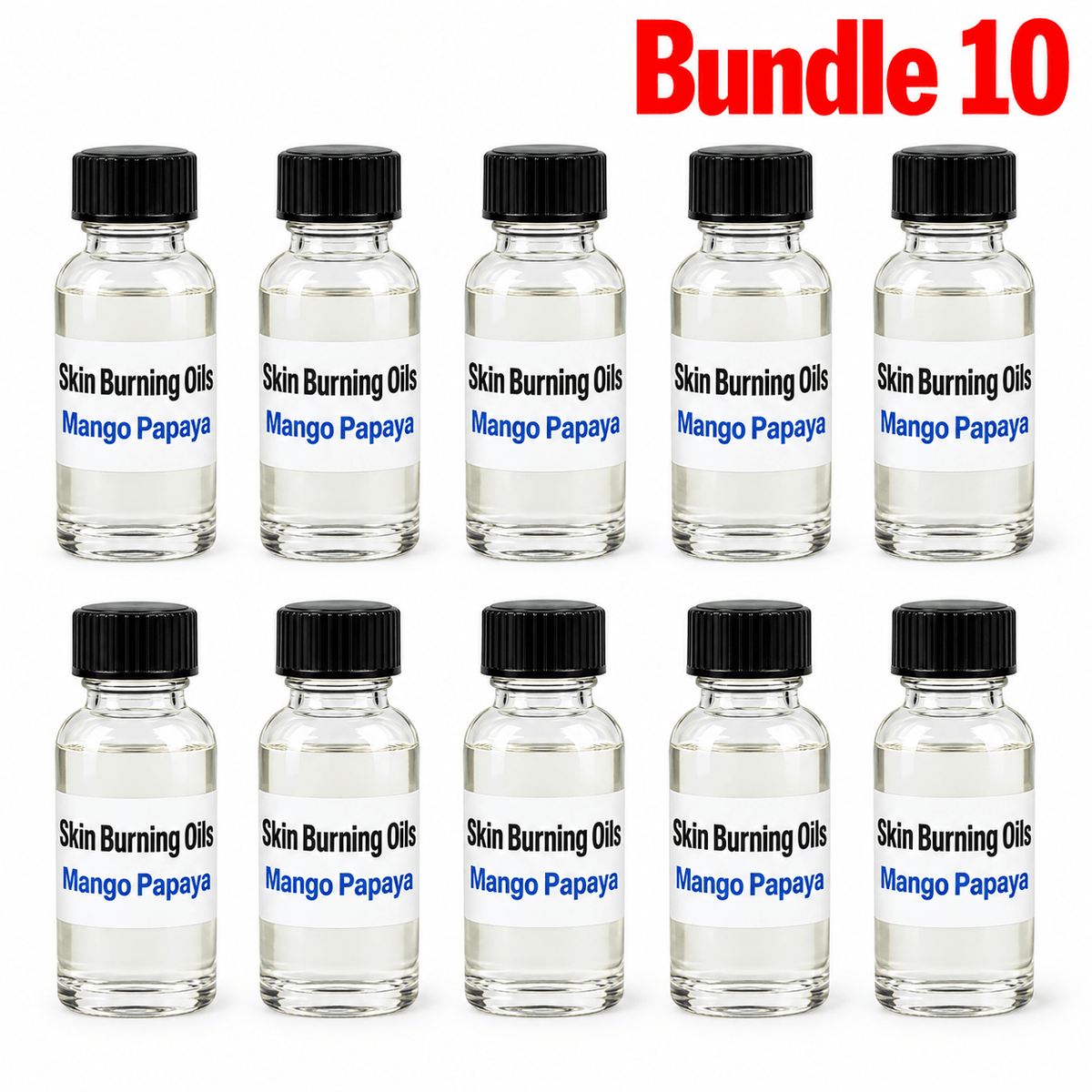 Premium Burning Oil Mango papaya pack of 10 bottles