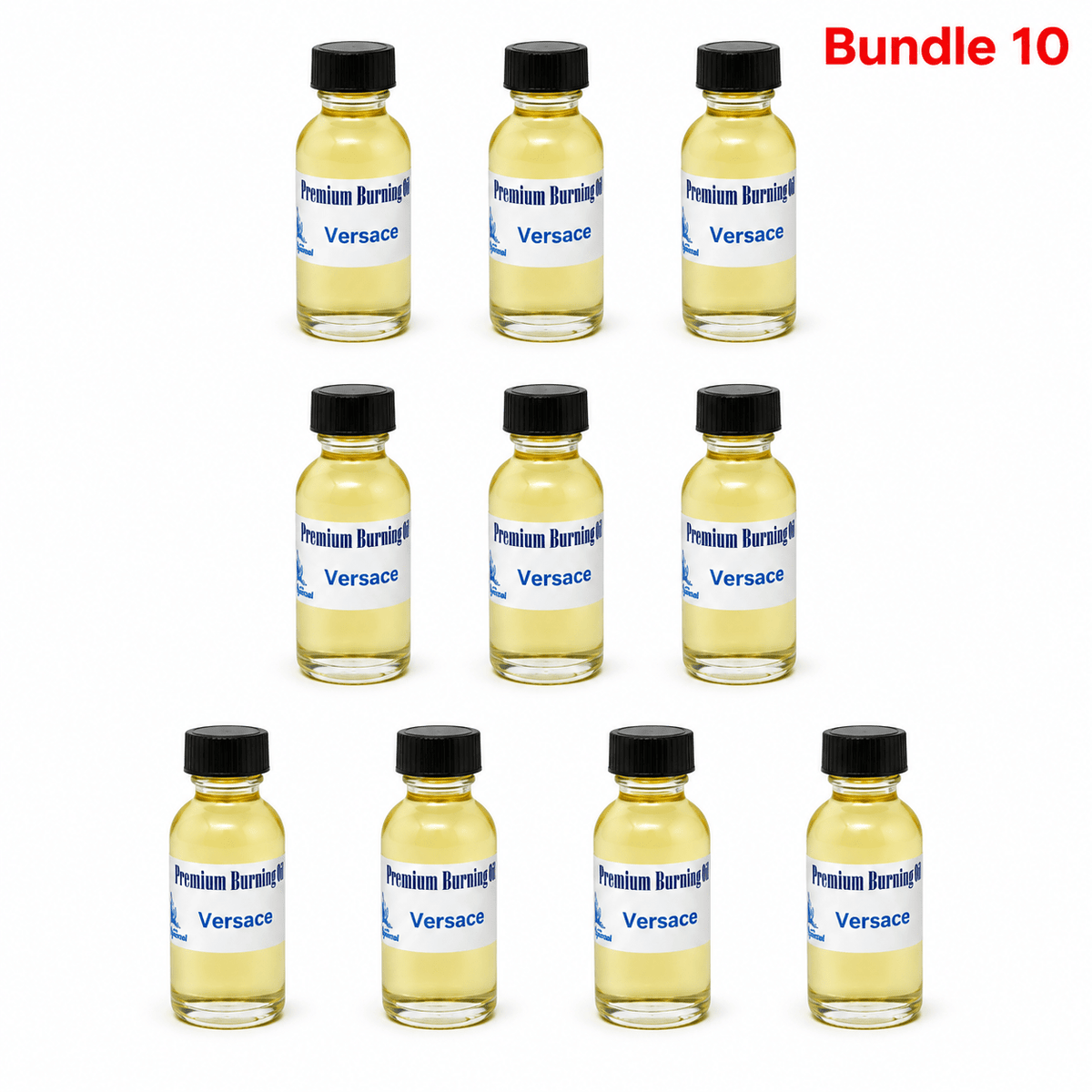 Premium Burning Oil Premium burning oil Versace pack of 10 bottles