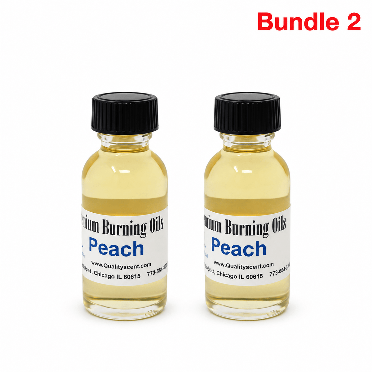 Premium Burning Oil Premium burning oil peach pack of 2 bottles