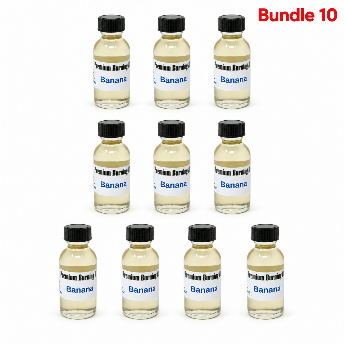 Premium Burning Oil Premium burning oil Banana pack of 10 bottles