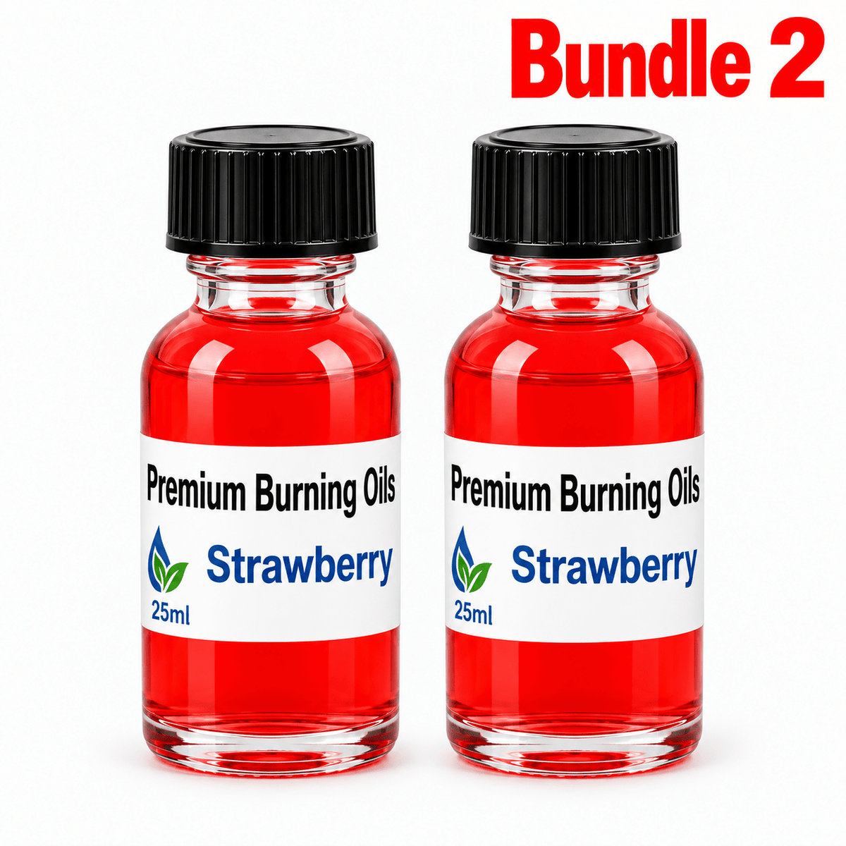 Premium Burning Oil Strawberry pack of 2 bottles