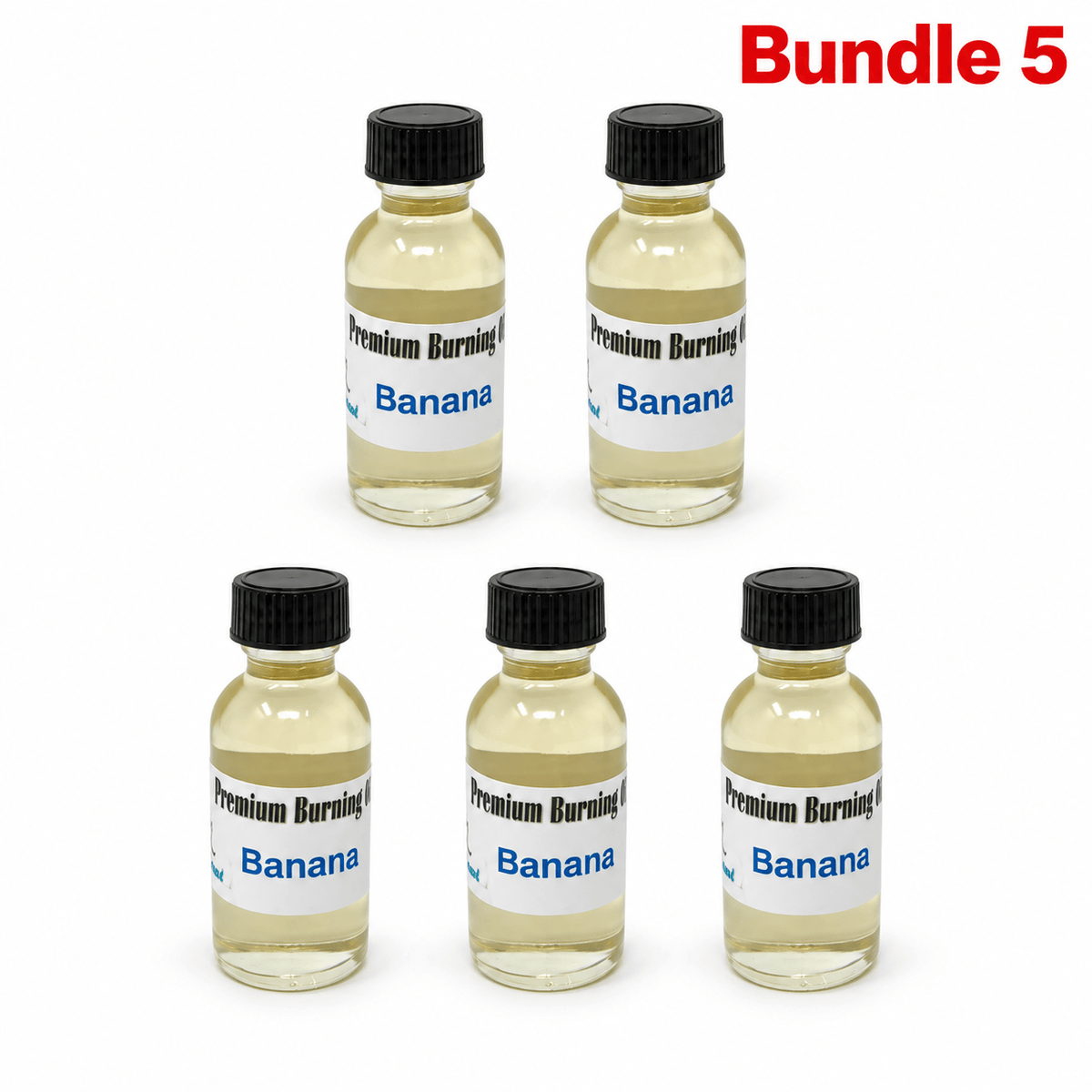 Premium Burning Oil Premium burning oil Banana pack of 5 bottles