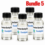 Premium Burning Oil Ecalyptus pack of 5 bottles