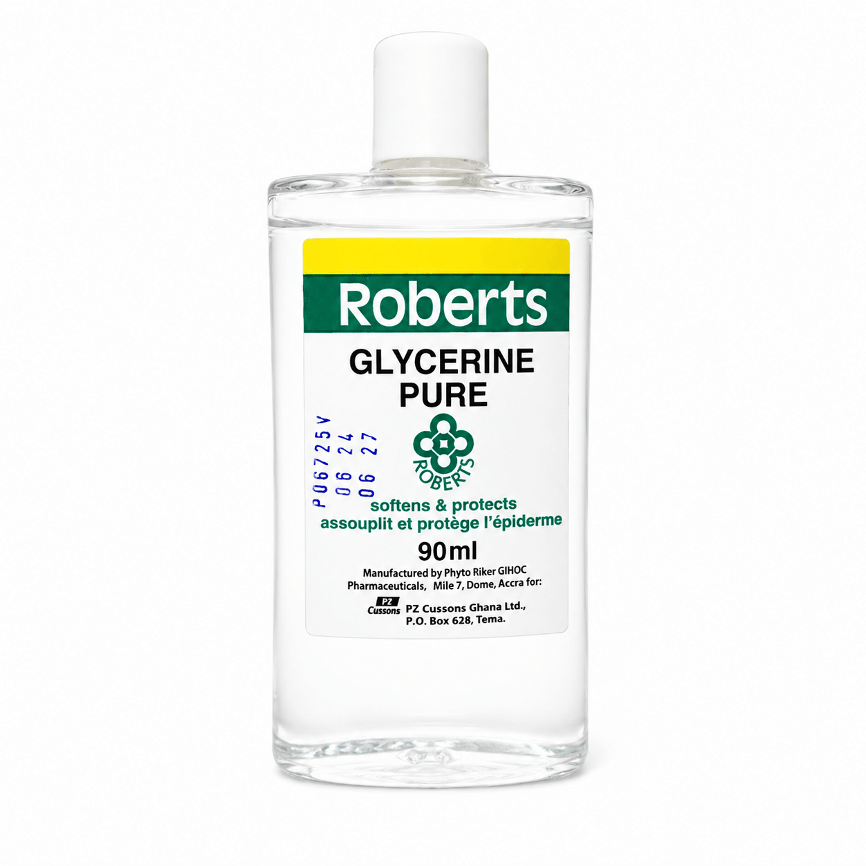 Pure Glycerine | Robert Pure Glycerin 90ml for Skin - Yado African & Caribbean Market