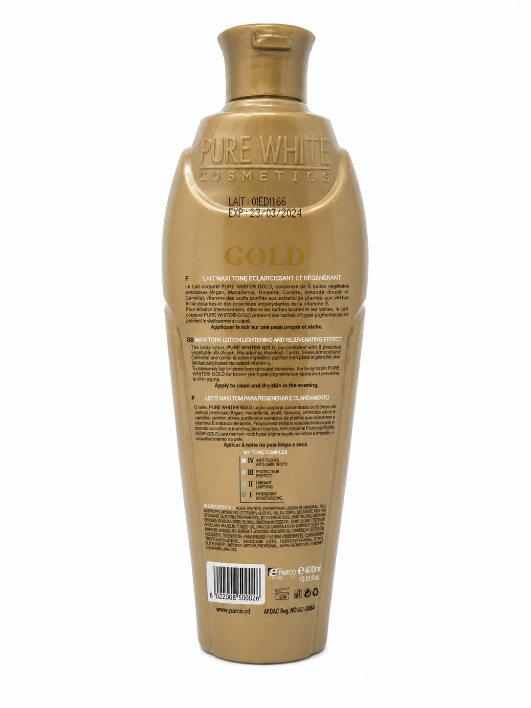 Pure White Gold Lotion | Smooth & Radiant Glow - Yado African & Caribbean Market