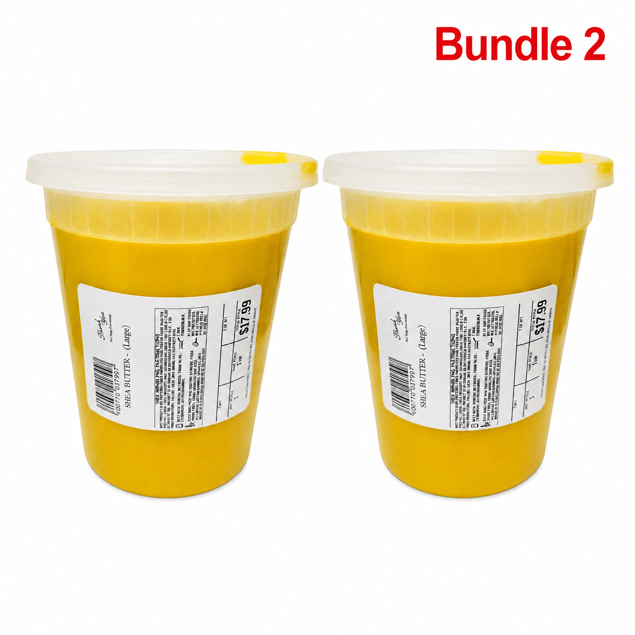 RA 100% Pure Shea Butter Yellow (Solid) 8 oz - Yado African & Caribbean Market