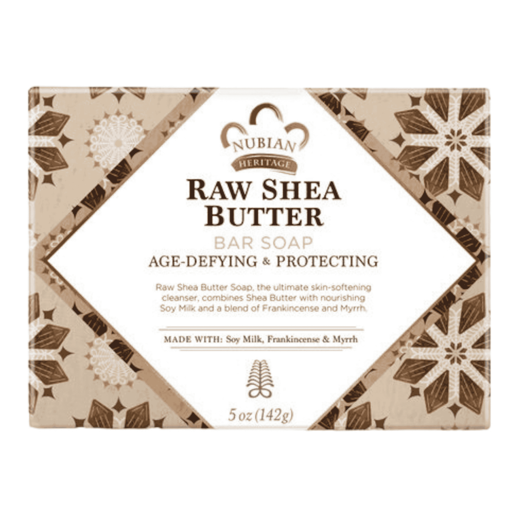 Raw Shea Butter Bar Soap: Age Defying & Protecting with Soy Milk, Frankincense & Myrrh (5oz) - Yado African & Caribbean Market