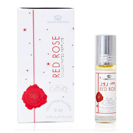 Red Rose Concentrated Oil Perfume 6ml Roll on By Al Rehab - Yado African & Caribbean Market