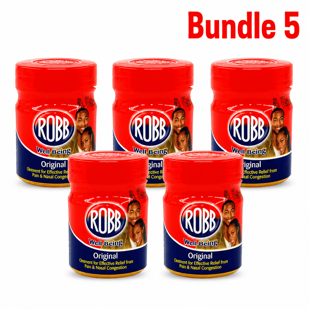 Robb Original Ointment 0.78 lb pack of 5 jars