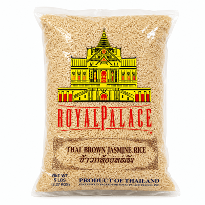 Royal Thai Palace Brown Jasmine Rice | Premium Whole Grain - Yado African & Caribbean Market