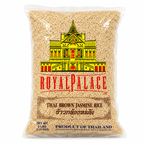 Royal Thai Palace Brown Jasmine Rice | Premium Whole Grain - Yado African & Caribbean Market