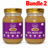 Sea Moss Gel 16 oz pack of 2 jars