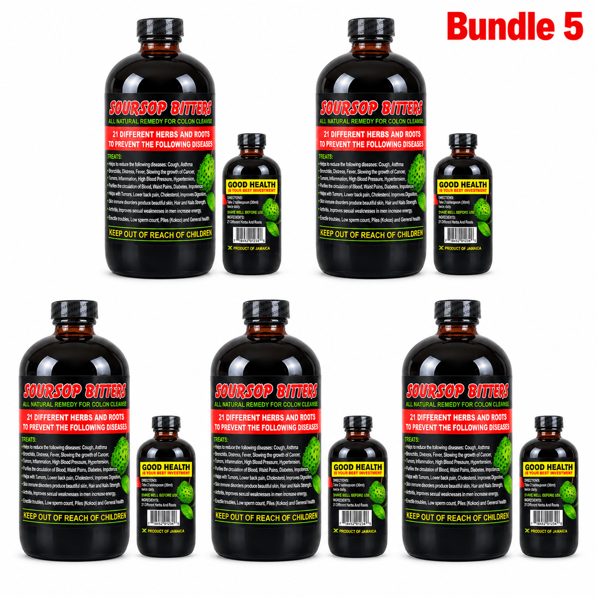 Soursop Bitters 16 fl oz – Herbal Detox Support - Yado African & Caribbean Market